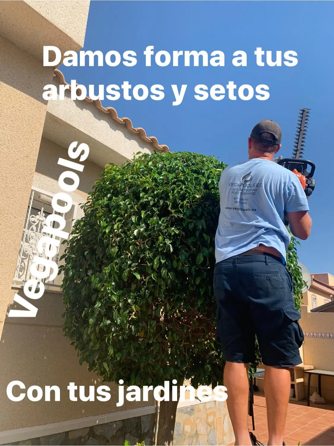 Jardín de villa bien mantenido en Orihuela Costa