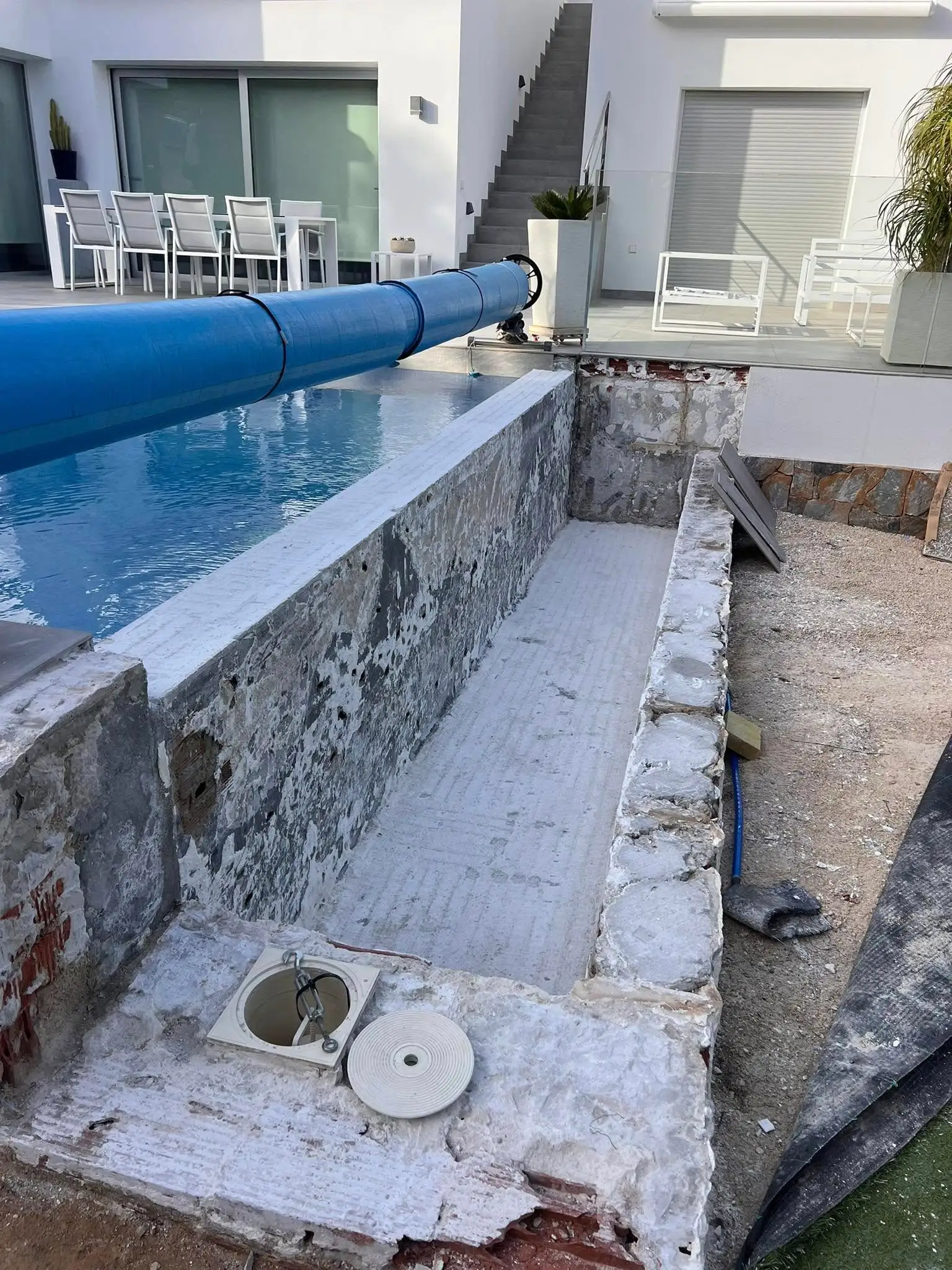 Mantenimiento de bomba y filtro de piscina